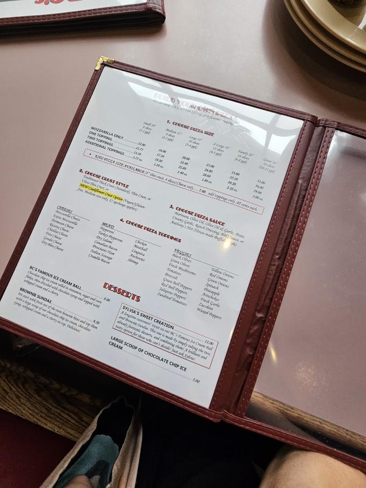 BC's Pizza & Beer Menu image 2